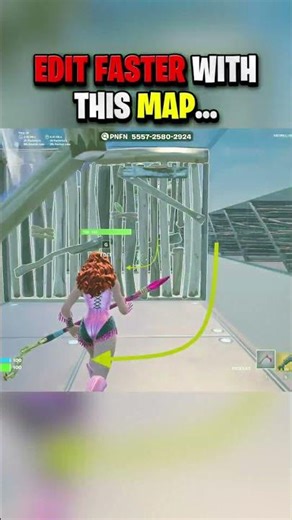 I found the BEST EDIT Map... 😈✅ #fortnite #fortniteclips