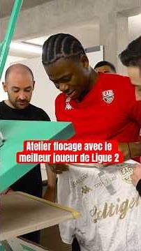 Je floque des maillots avec des footballeurs pros !