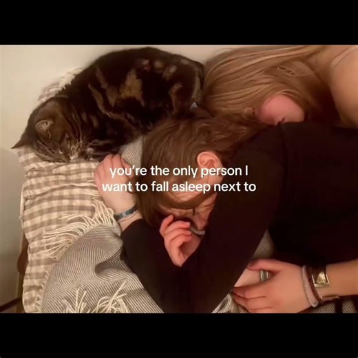 luvcat - "he's my man" ❤︎⁠ // i want to cuddle you forever #cuddling #aesthetic #inlove #lovequotes