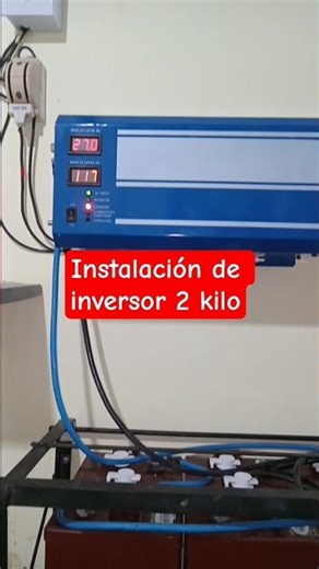 ¿como instalar un inversor DC 2 kilo? #electronica #corrienteelectrica