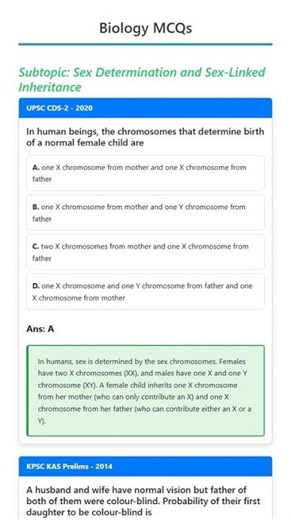 Sex Determination and Sex-Linked Inheritance