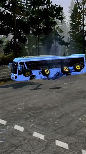 MUDRUNNER : TAYO SPIDER DANCING BUS MOVE SO WILD IN THE ROAD #shortvideo #automobile