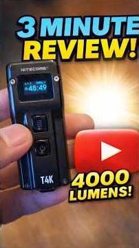 Pocket-Size Flashlight… 4,000 LUMENS?!