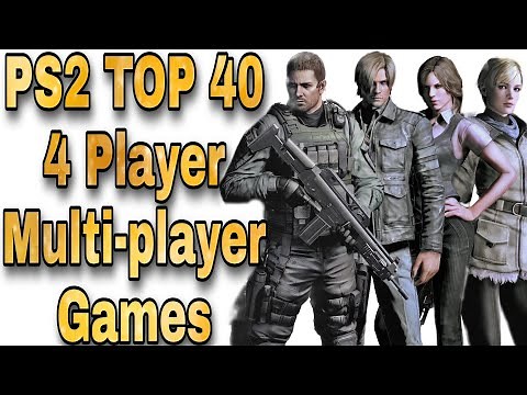 PS2 TOP 40 4 Player Games || PS2 Offline Multi-player Split Screen, Shared Screen & Versus Games