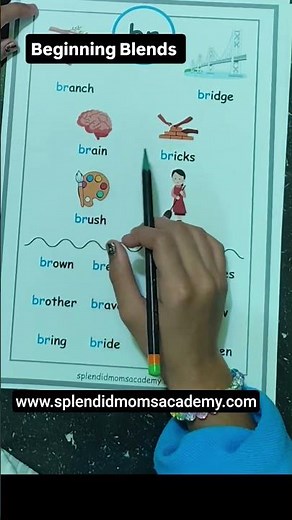 beginning blends practice #splendidmomsphonics #learnenglishphonics #education