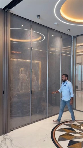 temple sliding door #slidingdoor #glassdivider #homedecor #interiordesign #kitchendesign