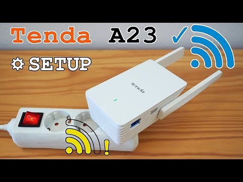 Tenda A23 Wi-Fi 6 extender dual band • Unboxing, installation, configuration and test