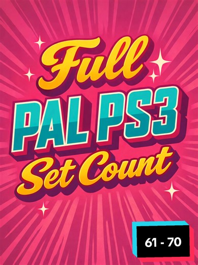 Numbers 61 - 70 added to the Full PS3 PAL Collection! Loving this journey! #Gamingtiktok #Collection #Playstation3 #FYP #gamingcollection