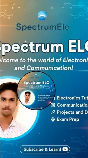 🤗 Welcome to the world of electronics and communication🔔 #electronics #communication