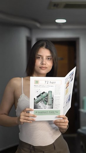 72 Hair India on Instagram: "There’s nothing better than falling in love with your hair… again 🫶 Frizz-free, smooth and soft the kind of hair that turns heads and feels even better ✨ pHrizzy-o-therapy is here and it’s changing everything. Treat your hair to the love it deserves now available at Toni&Guy Salons. #ProfessionalHaircare #72HairIndia #HairTransformed #VeganHairTreatment #KeratinInfusedCare #12WeeksNoFrizz #pHrizzyoTherapy #FrizzFreeTreatment #SmoothHairRevolution #InstagramReels #Ex