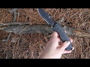 Gerber Order Knife 30-001011 Drop Point Serrated 420HC - video demo