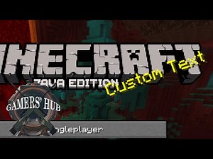 How to get Custom Splashes in minecraft tlauncher (No Mods)