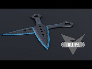 Wraith Heirloom - Apex Legends - Modeling and Texturing Timelapse