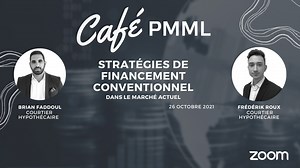 Le 26 octobre dernier, Brian Faddoul et son associé, Frédérik Roux, courtiers hypothécaires chez PMML, ont généreusement offert à l’auditoire, diverses stratégies de financement conventionnel dans le marché actuel lors de la tenue du café PMML. Afin d’obtenir le meilleur financement, contactez notre équipe de courtiers! info@pmml.ca | PMML
