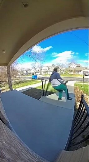 Runaway Wheelchair on Porch Ramp
