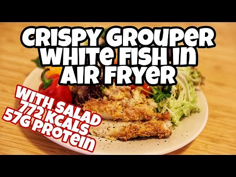 HEALTHY CRISPY WHITE FISH GROUPER IN AIR FRYER | Vlog #58