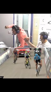 Creo que la mesa no se ha roto, muy contento de la victoria de mi @eolokometacyclingteam en el @giroditalia de la mano de @davide_bais . @aurumbikes 🎥: @eurosport | Alberto Contador