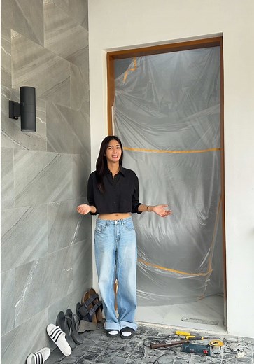Pinalitan Ko Pintuan namin — Ericka Pineda new door (Part 2)