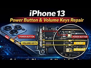 iPhone 13 Power Button & Volume Keys Repair | Schematic Diagram & Circuit Solution
