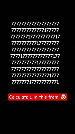calculate 1 in this fram 🤯? #trending #iqtest #hackersonly#iwillmakehistoryin30days