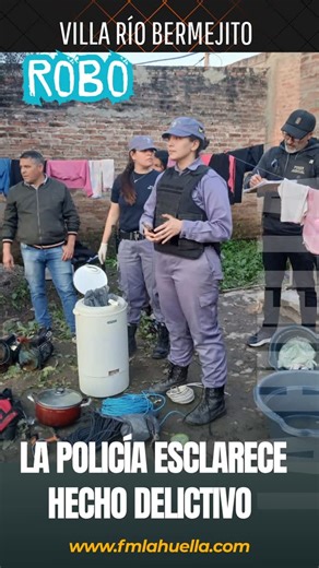 Radio La Huella on Instagram: "COMISARIA VILLA RIO BERMEJITO ESCLARECE HECHO En la fecha Personal De la Comisaria Villa Rio Bermejito realizo allanamiento conforme orden judicial de la Fiscalía N° 1 de Juan José Castelli a cargo de la Dra. RAQUEL MALDONADO, en virtud a un hecho que damnificara al señor SAYAGO JOSE ALBERTO, 53 años, domiciliado en Barrio CTI – esta localidad, quien fuera damnificado en causa “Sup. Robo”, y tras tareas investigativas de Personal Policial primeramente procedió a la