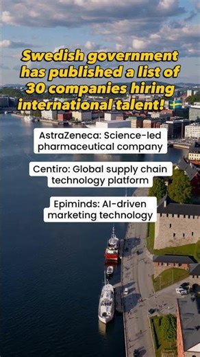 Sweden Govt is hiring foreigners🤩 | ResuNetwork