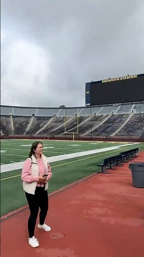 University of Michigan Stadium Tour | The Big House Ann Arbor #Shorts #Travel