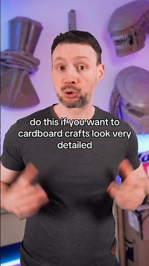 Do this to make amazing cardboard crafts! #epiccardboardprops #diycrafts