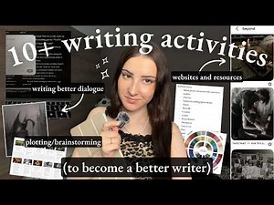 10+ writing exercises to WRITE BETTER 🎧 // fun activities to get immersed in your project ✍🏻 (pt. 3)