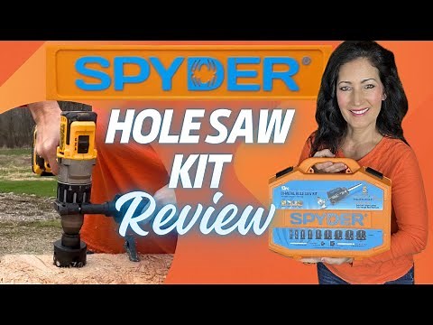 Spyder 13-Piece Bi-Metal Hole Saw Kit | Rapid Core Eject System How To Demo + Tips Tutorial Review