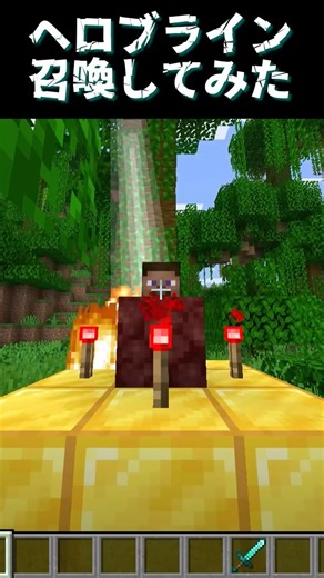 【マイクラ】 ヘロブライン召喚してみた。 #マイクラ #shots #さざちゃん #マインクラフト #minecraft #実況 #ゲーム実況 #まいくら #ゲーム #マイクラ実況 #バズれ