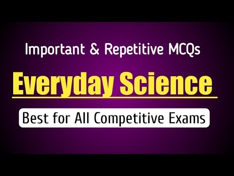 Most Important Mcqs Of Everyday Science| Everyday Science MCQS for All Competitive Exams