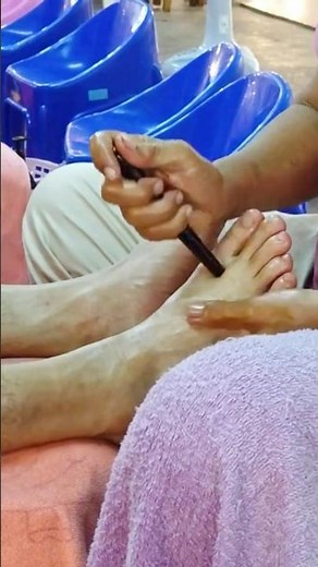 Thai FOOT MASSAGE With Poking Stick