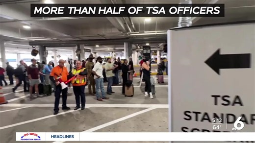 TSA lines grow longer as DHS Shutdown looms over airports