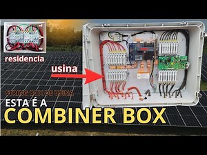 SOLAR POWER PLANT: What is a combiner box used for?