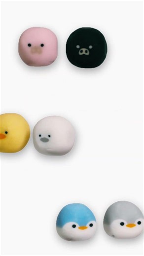 New friends for your "growable" erasers! The Calico Cat and Sea Otter.