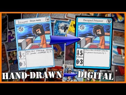How to Transform Hand-Drawn Cards into Digital Trading Cards