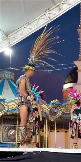 Danza Azteca - Puebla | Compañía de Danza Axolotl. Dir. Aletze Kuri Barrios 🦅🪶 1er Festival Nacional de Folklore Chignahuapan Puebla 2026 🛕🎄 #folklore #festival #mexico #danza #azteca