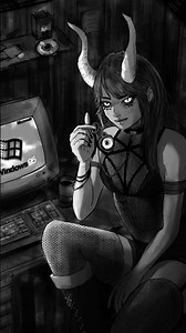 She only uses Windows 95.
