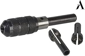 AnNafi® Pin Chuck Vise Set With 3 Collets to Hold Small Twist Drill Bits from Sizes 0 to 2.5 mm Jewellery Making Tool | Tools for Industrial Use | Premium Quality Tools Parts & Accessories | Pin Vises