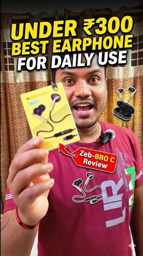Best Type-C Earphone Under ₹300 ⚡⚡#earphone