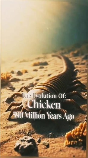 The Evolution of Chicken From Dinosaurs to Domestication #shorts