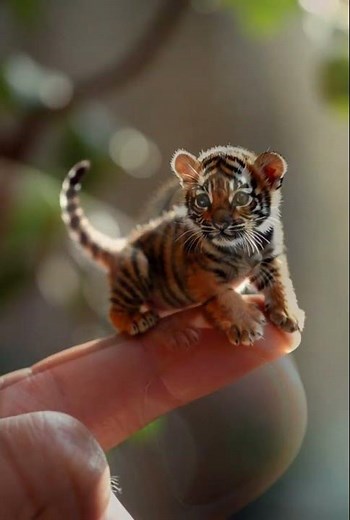 Tiny Beast 🐅 | النمر الأصغر في العالم بحجم الإصبع! | Mini Tiger – Cinematic 8K