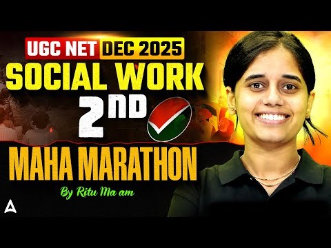 UGC NET Social Work Marathon Class | UGC NET Social Work Previous Year Question #2 By Ritu Mam