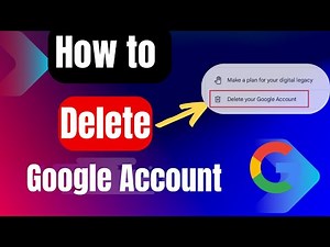 Delete Google Account in 6 Easy Steps
