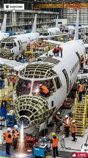 Aircraft Manufacturing Process #shorts #youtubeshorts #viral #trending #shortvideo