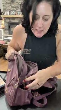 A backpack purse is such a genius idea!