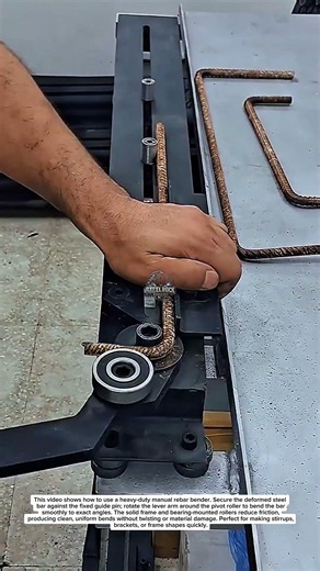 Manual Rebar Bending Machine | Fast, Precise Steel Rod Bender