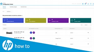 How to Use Configuration Center Overview - HP Large Format Knowledge Center