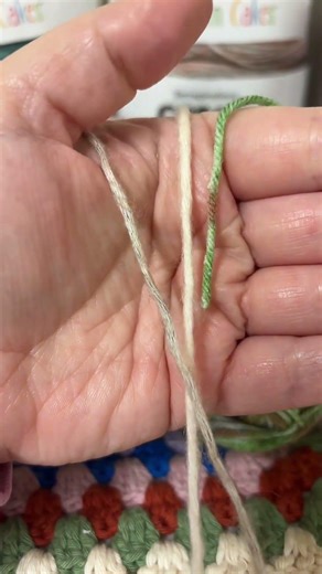 Caron Blossom Cakes 🍰 #crochet #yarn